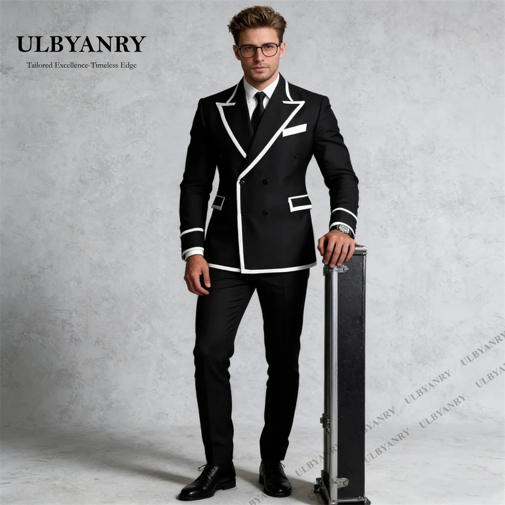 Мужской контрастный костюм-двойка ULBYANRY от XXS до 7XL, двубортный, с острыми лацканами, для свадьбы, вечеринки, выпускного вечера, выступлений, смокинг
Мужской контрастный костюм-двойка ULBYANRY от XXS до 7XL, двубортный, с острыми лацканами, для свадьбы, вечеринки, выпускного вечера, выступлений, смокинг