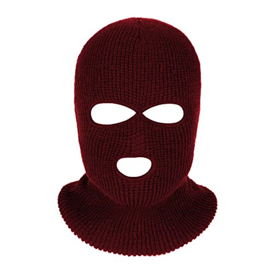 SATINIOR 3 Holes Ski Mask Full Face Cover Outdoor Balaclava Winter Knitted Neck Gaiter for Halloween Sports Cycling
SATINIOR 3 Holes Ski Mask Full Face Cover Outdoor Balaclava Winter Knitted Neck Gaiter for Halloween Sports Cycling