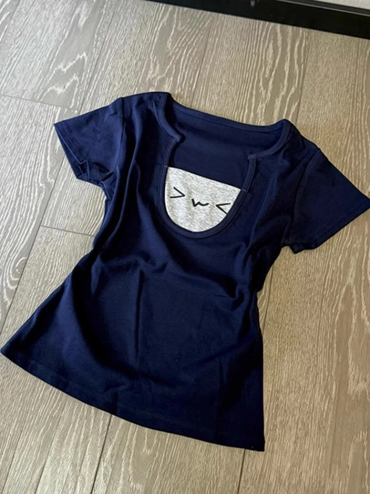 Japanese Woman T Shirts Y2K Tops Fake Two Tees Fashion Sweet Summer Camisetas Casual Slim Fit Cute T Shirt Ropa Mujer Tees
Japanese Woman T Shirts Y2K Tops Fake Two Tees Fashion Sweet Summer Camisetas Casual Slim Fit Cute T Shirt Ropa Mujer Tees