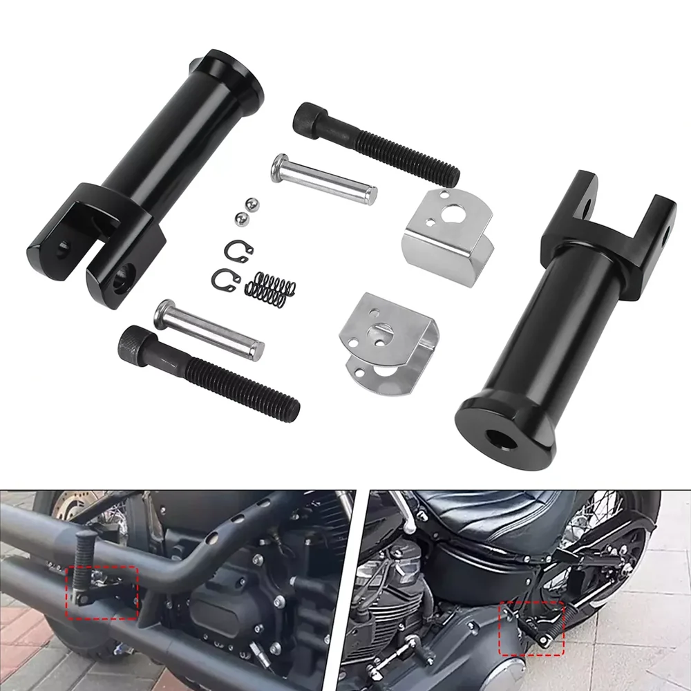 Footpeg Supports Passenger Foot Pegs Mounting Brackets For Harley Softail Fat Boy Street Bob Breakout Low Rider 2018-2024
Footpeg Supports Passenger Foot Pegs Mounting Brackets For Harley Softail Fat Boy Street Bob Breakout Low Rider 2018-2024