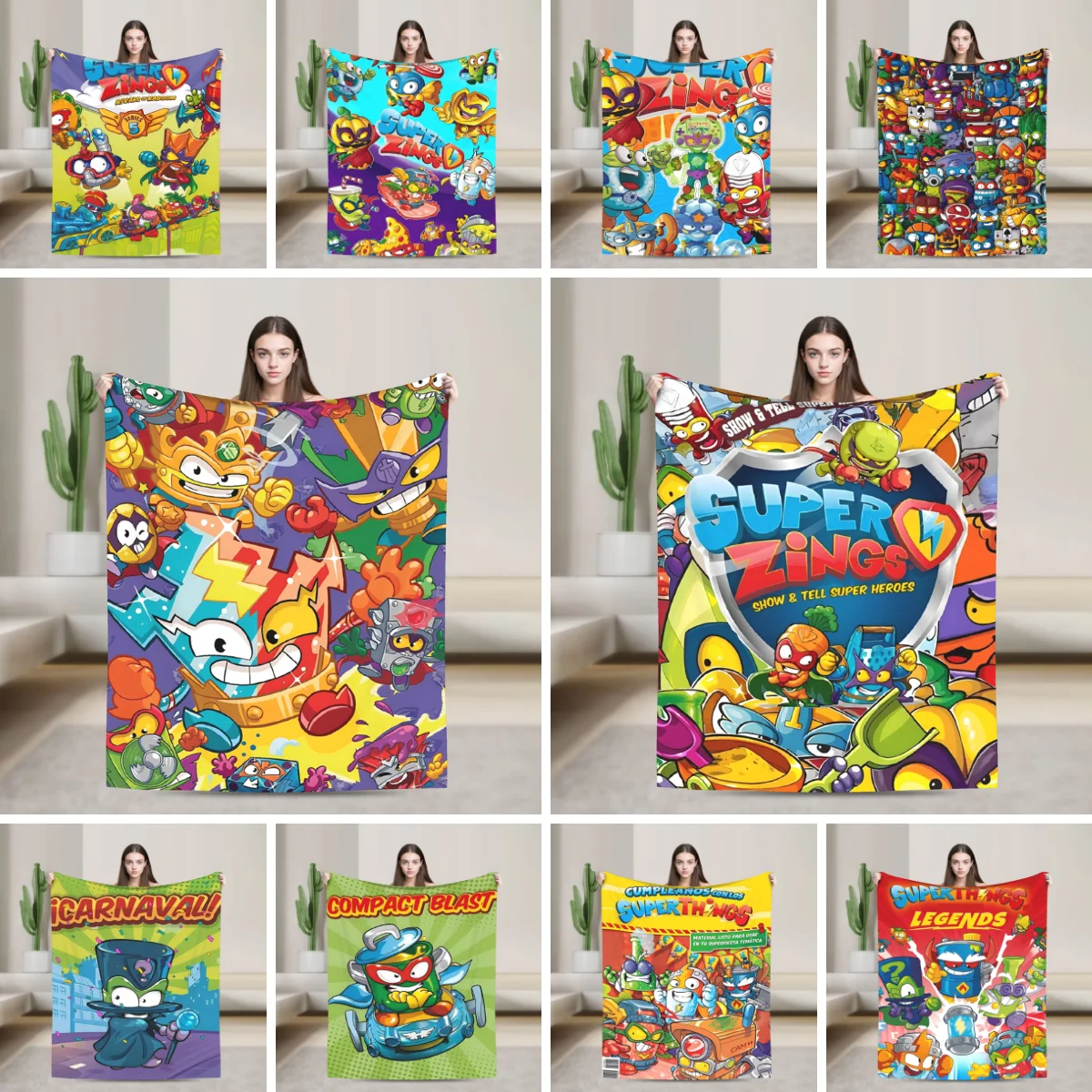 Super Zings Game Blanket Superthing Soft Warm Novelty Plush Bedding Throws For Couch Bed Camping Flannel Bedspread Bed Cover
Super Zings Game Blanket Superthing Soft Warm Novelty Plush Bedding Throws For Couch Bed Camping Flannel Bedspread Bed Cover