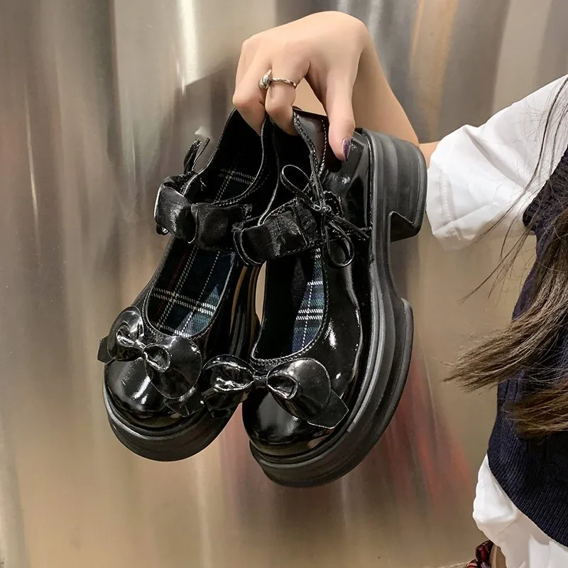 2025Обувь Лолита в японском стиле Джейн в стиле ретро для девочек на высоком каблуке на платформе, модная удобная обувь для колледжа 
2025Обувь Лолита в японском стиле Джейн в стиле ретро для девочек на высоком каблуке на платформе, модная удобная обувь для колледжа