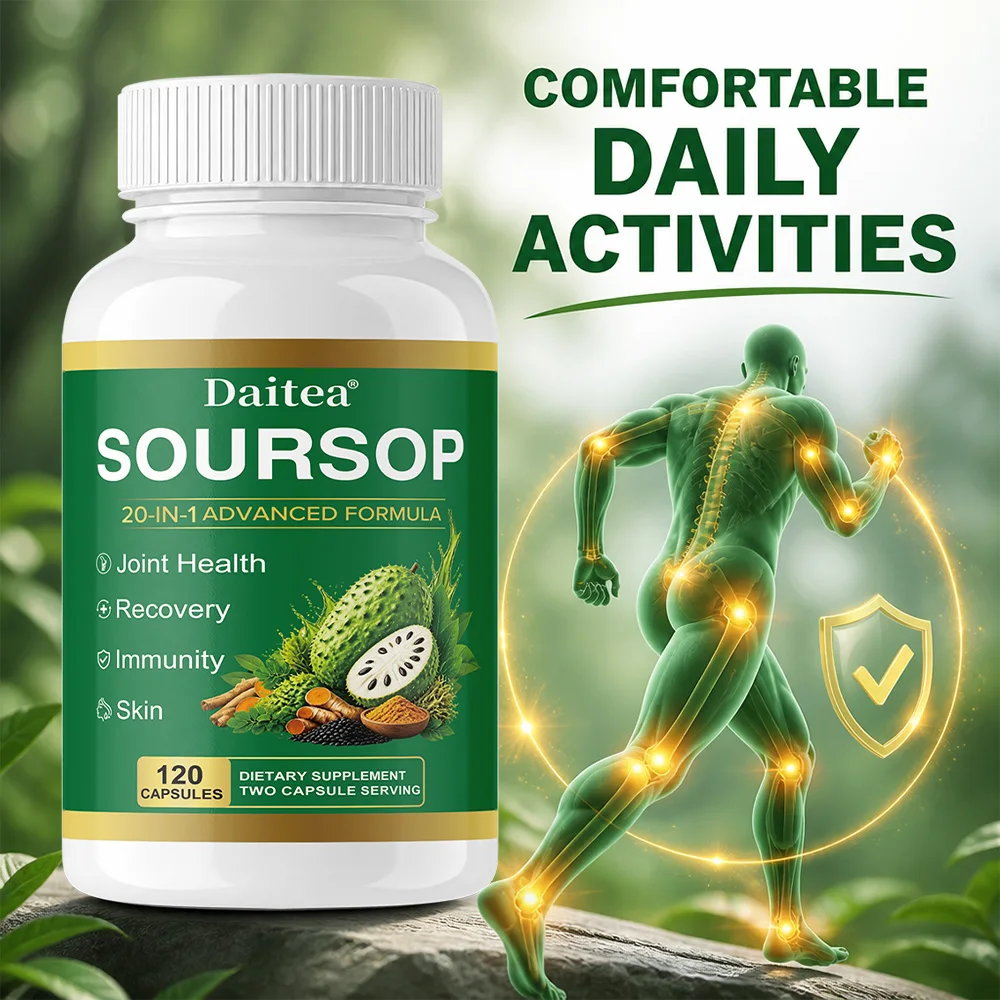 Soursop Capsules - Improves Digestion, Metabolism, Immune Support, Natural Antioxidant, Increases Energy Levels
Soursop Capsules - Improves Digestion, Metabolism, Immune Support, Natural Antioxidant, Increases Energy Levels
