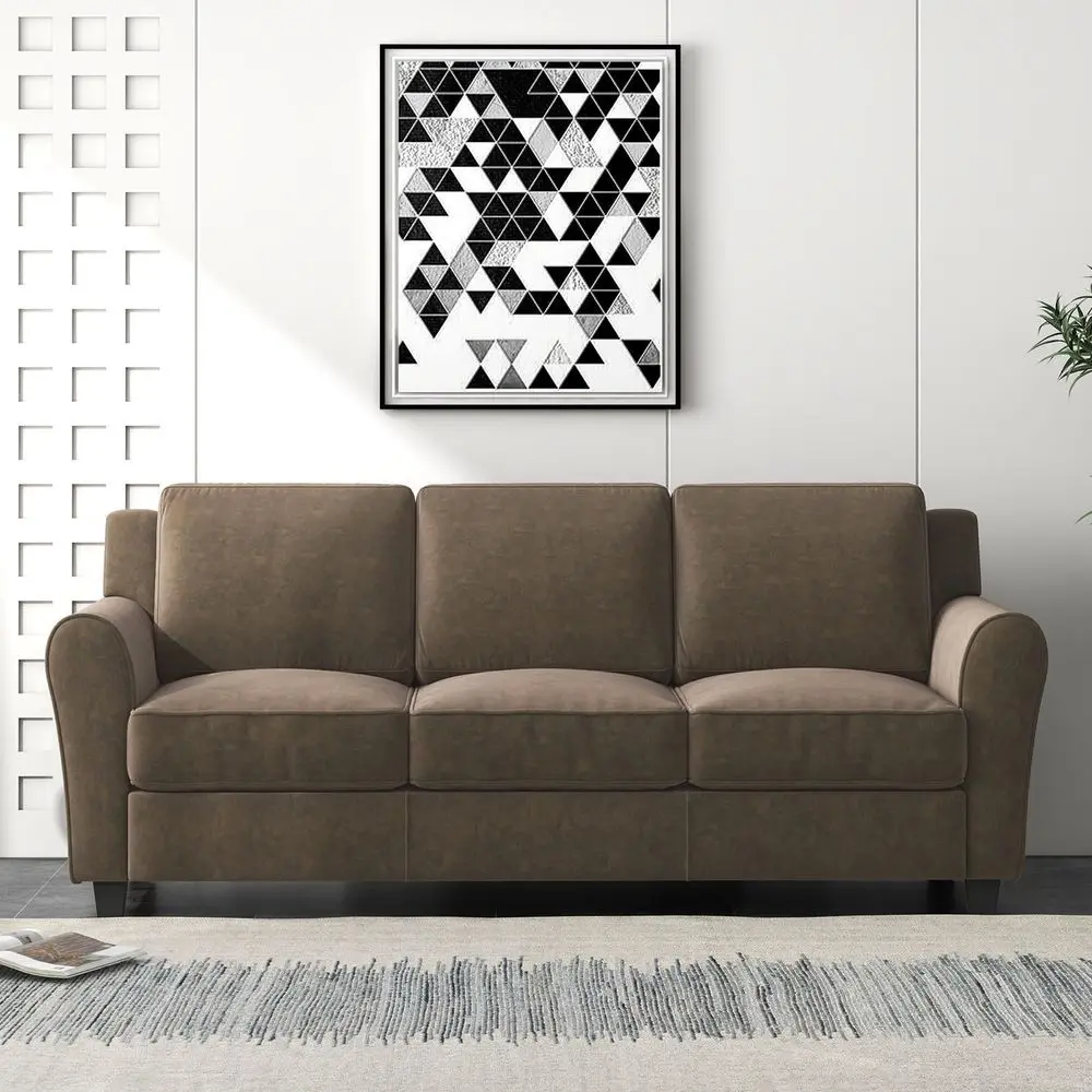 80.7 Brown Couches for Living Room, 3 Seater Modern Comfy Sofa with Thick Cushion for Home Apartment Office
80.7 Brown Couches for Living Room, 3 Seater Modern Comfy Sofa with Thick Cushion for Home Apartment Office
