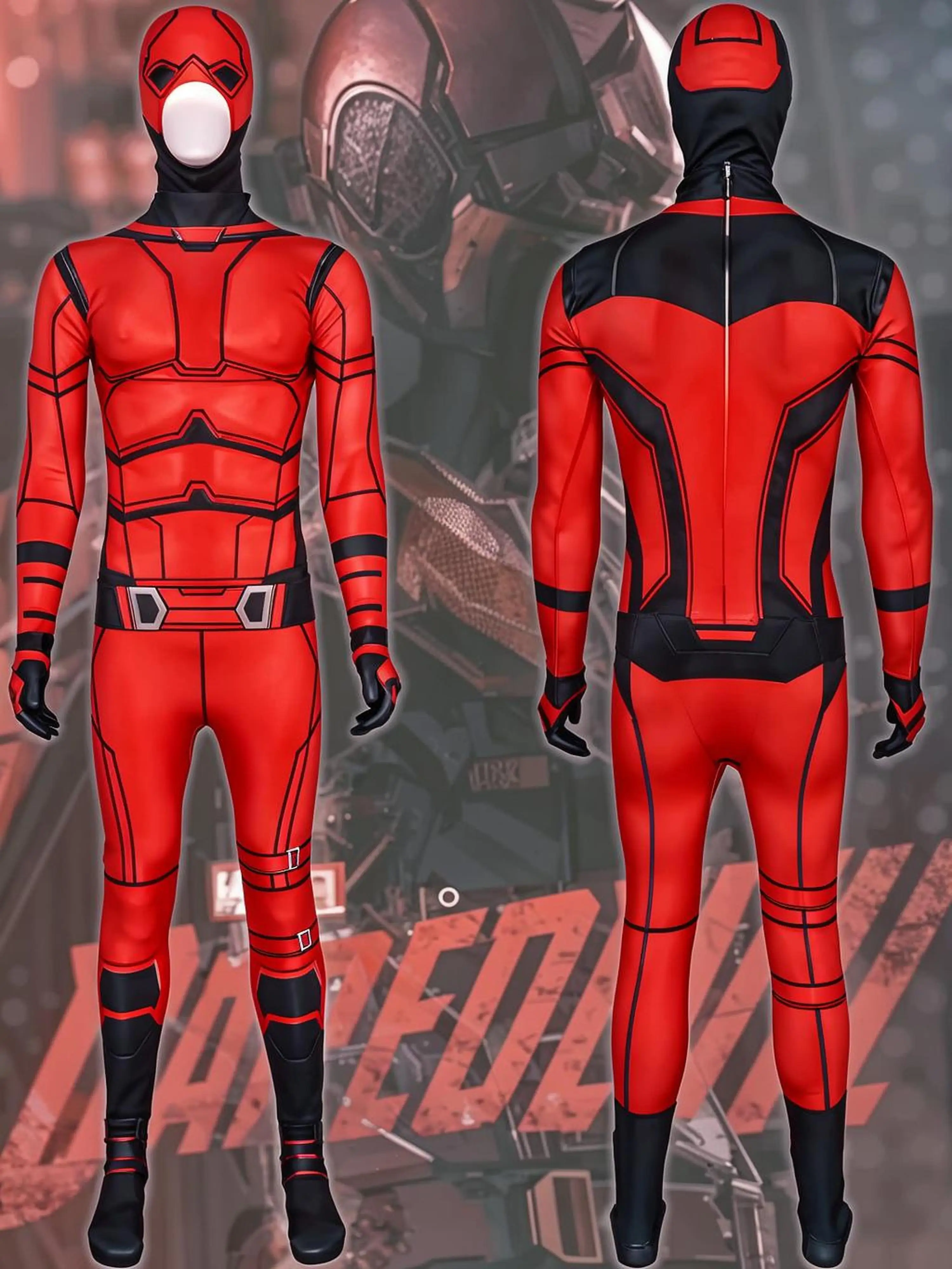 Movie Daredevil Cosplay Jumpsuit For Adult Kid Zentai Fullbody With Headwear Mask Halloween Carnival Party Clothing
Movie Daredevil Cosplay Jumpsuit For Adult Kid Zentai Fullbody With Headwear Mask Halloween Carnival Party Clothing