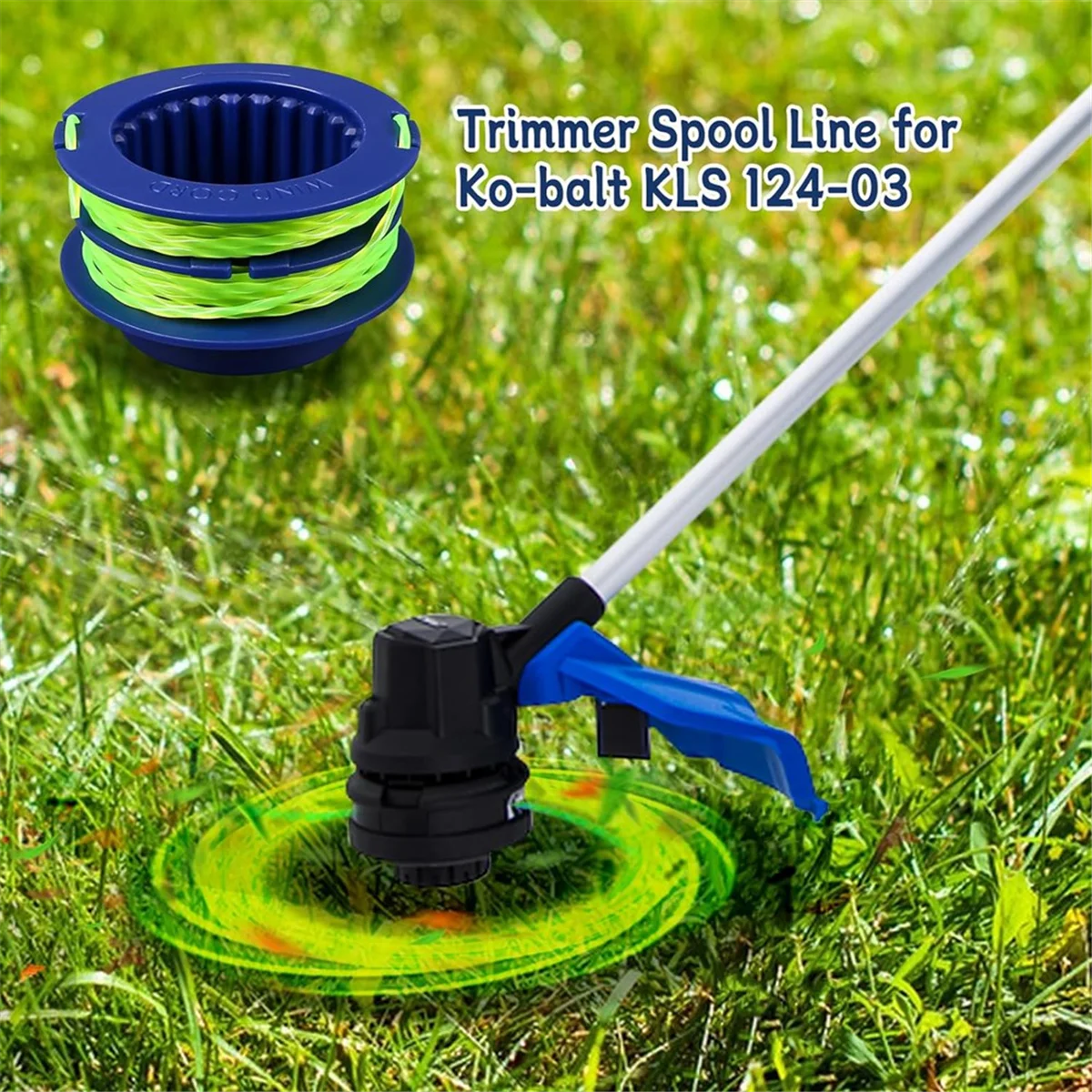 KLS 124-03 Spooled Trimmer Line 0.080-in 16Ft 6 Pack,for Kobalt 24-Volt Max Weed Wacker String TrimmerHUG
KLS 124-03 Spooled Trimmer Line 0.080-in 16Ft 6 Pack,for Kobalt 24-Volt Max Weed Wacker String TrimmerHUG