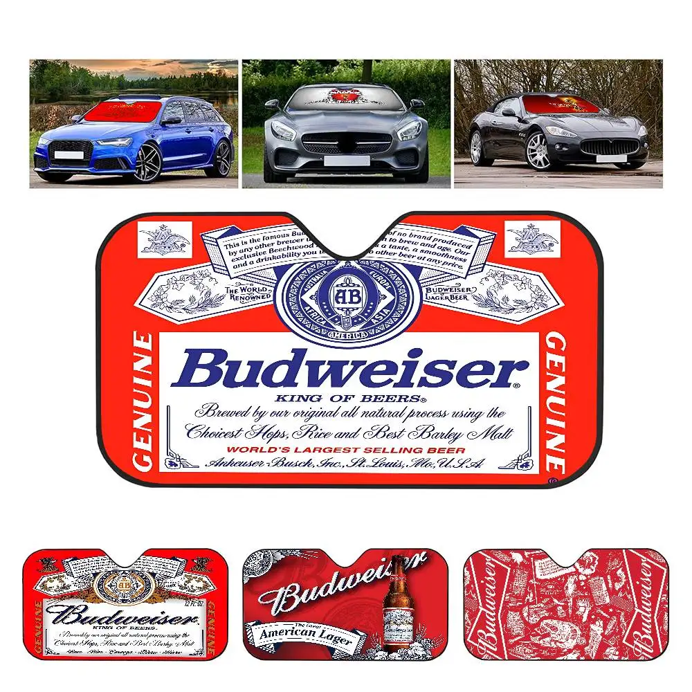King Of Beer B-Budweiser Foldable Front Windshield Sunshade 70x130cm Anime Cartoon Foils Car Sun Visor Sun Shade Protect
King Of Beer B-Budweiser Foldable Front Windshield Sunshade 70x130cm Anime Cartoon Foils Car Sun Visor Sun Shade Protect