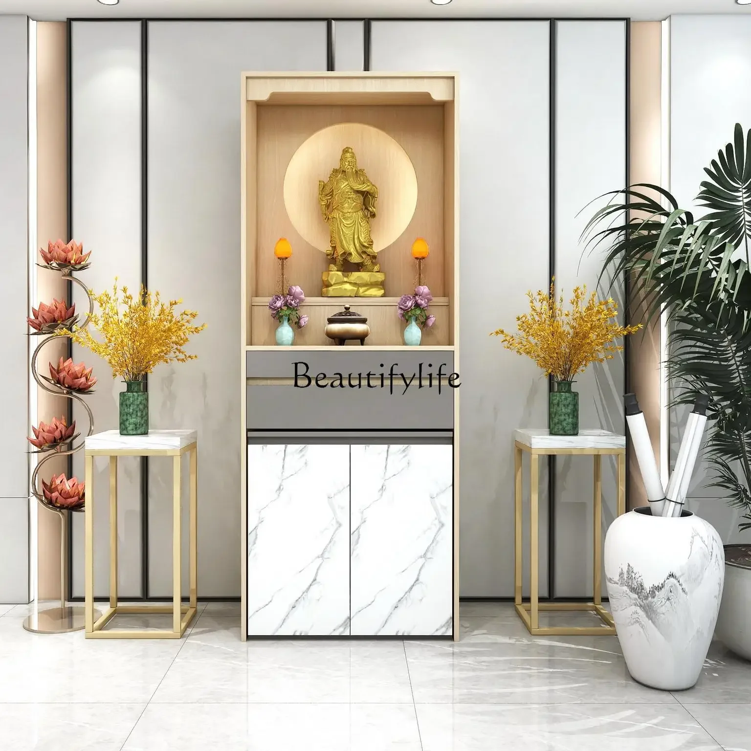 P13Buddha cabinet household desk for incense household table Ancestors ranking Guanyin Bodhisattva offering table
P13Buddha cabinet household desk for incense household table Ancestors ranking Guanyin Bodhisattva offering table