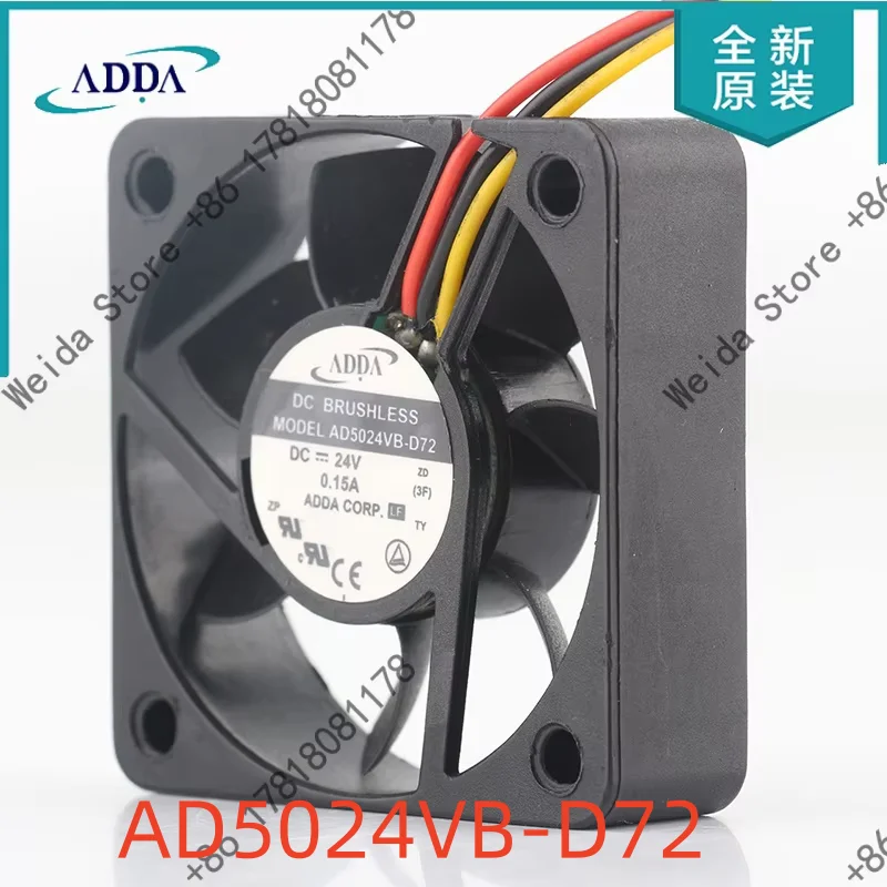 Вентилятор охлаждения ADDA AD5024VB-D72 24В 0.15А 5015 с двойным шарикоподшипником, высокой мощностью и тремя проводами
Вентилятор охлаждения ADDA AD5024VB-D72 24В 0.15А 5015 с двойным шарикоподшипником, высокой мощностью и тремя проводами