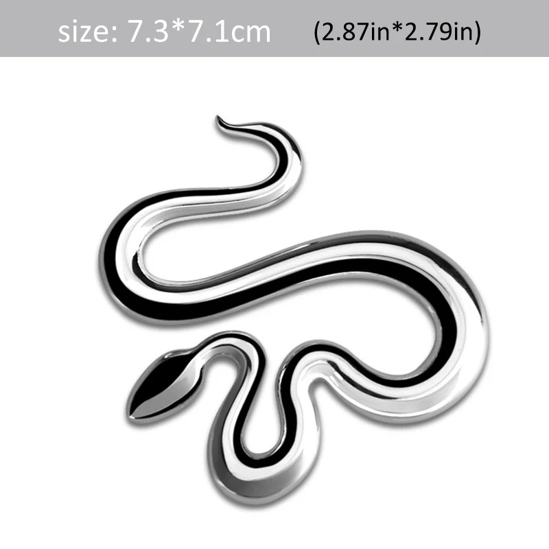 Fashion 3D Metal Snake Car Side Fender Rear Trunk Emblem Badge Sticker Decals for Volkswagen JEEP Wrangler Decorative New
Fashion 3D Metal Snake Car Side Fender Rear Trunk Emblem Badge Sticker Decals for Volkswagen JEEP Wrangler Decorative New
