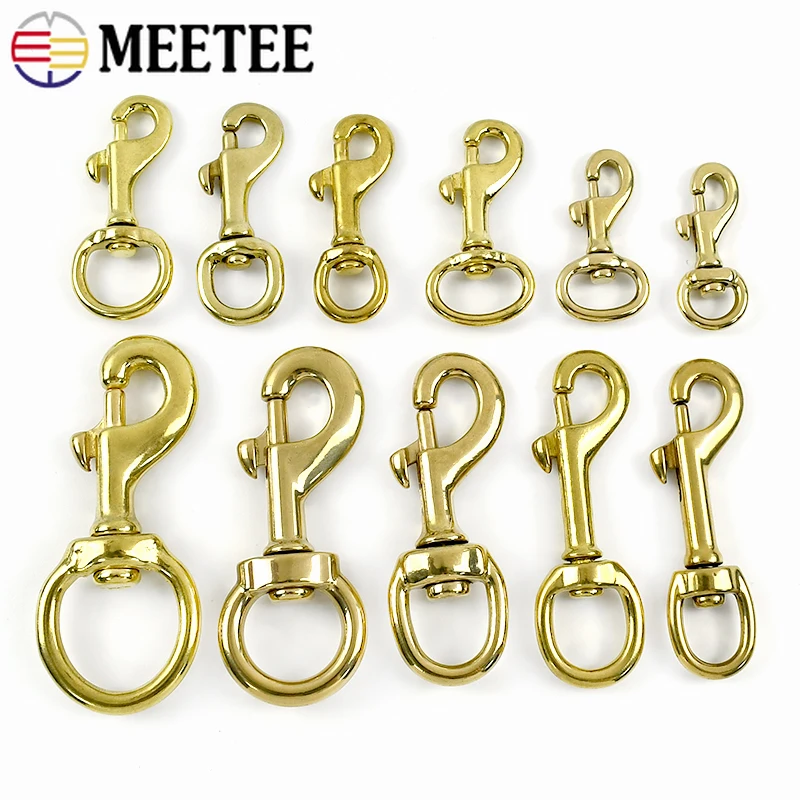 2Pcs Meetee Solid Brass Buckle for Bag Strap Dog Collar Carabiner Swivel Trigger Lobster Clasp Leather Clip Hook DIY Accessories
2Pcs Meetee Solid Brass Buckle for Bag Strap Dog Collar Carabiner Swivel Trigger Lobster Clasp Leather Clip Hook DIY Accessories