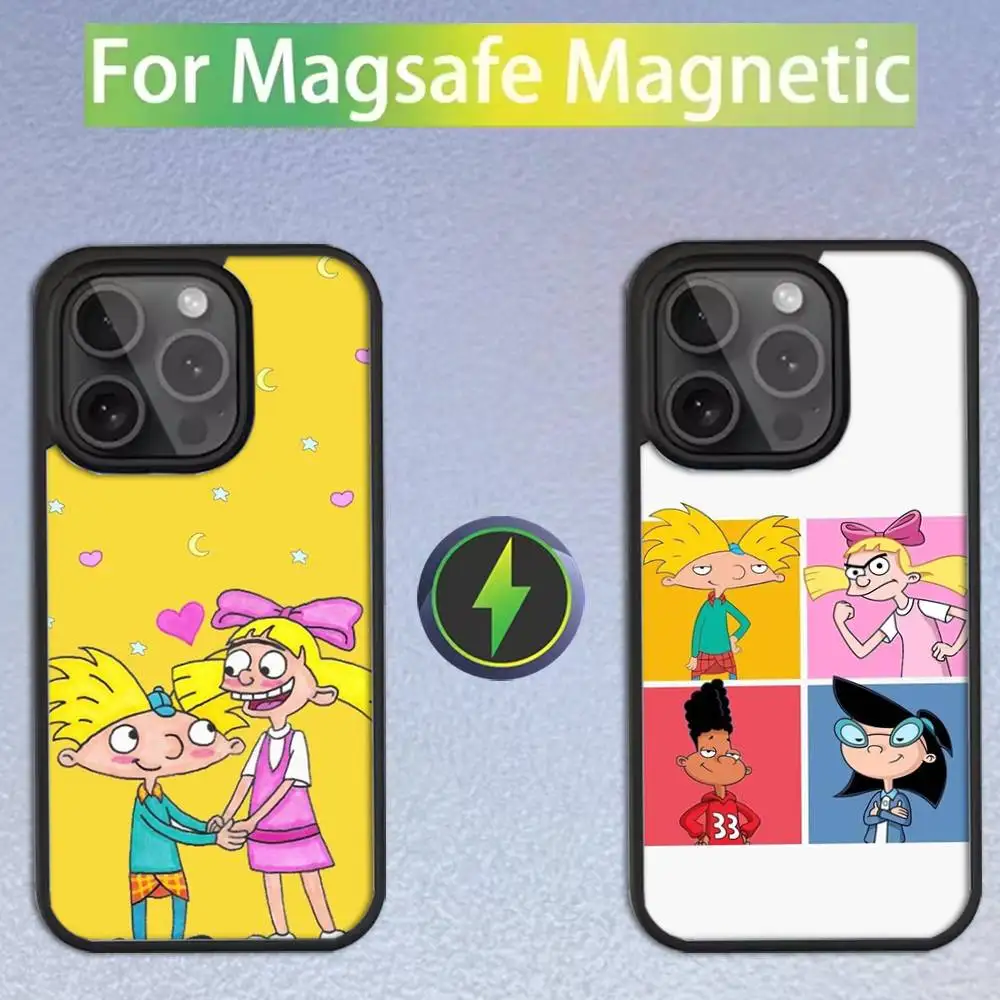 Cartoon H-Hey A-Arnold Cute Phone Case For iPhone 16,15,14,13,12,11,Pro,Max,Plus,Mini,SE Magsafe Magnetic Wireless Charging
Cartoon H-Hey A-Arnold Cute Phone Case For iPhone 16,15,14,13,12,11,Pro,Max,Plus,Mini,SE Magsafe Magnetic Wireless Charging
