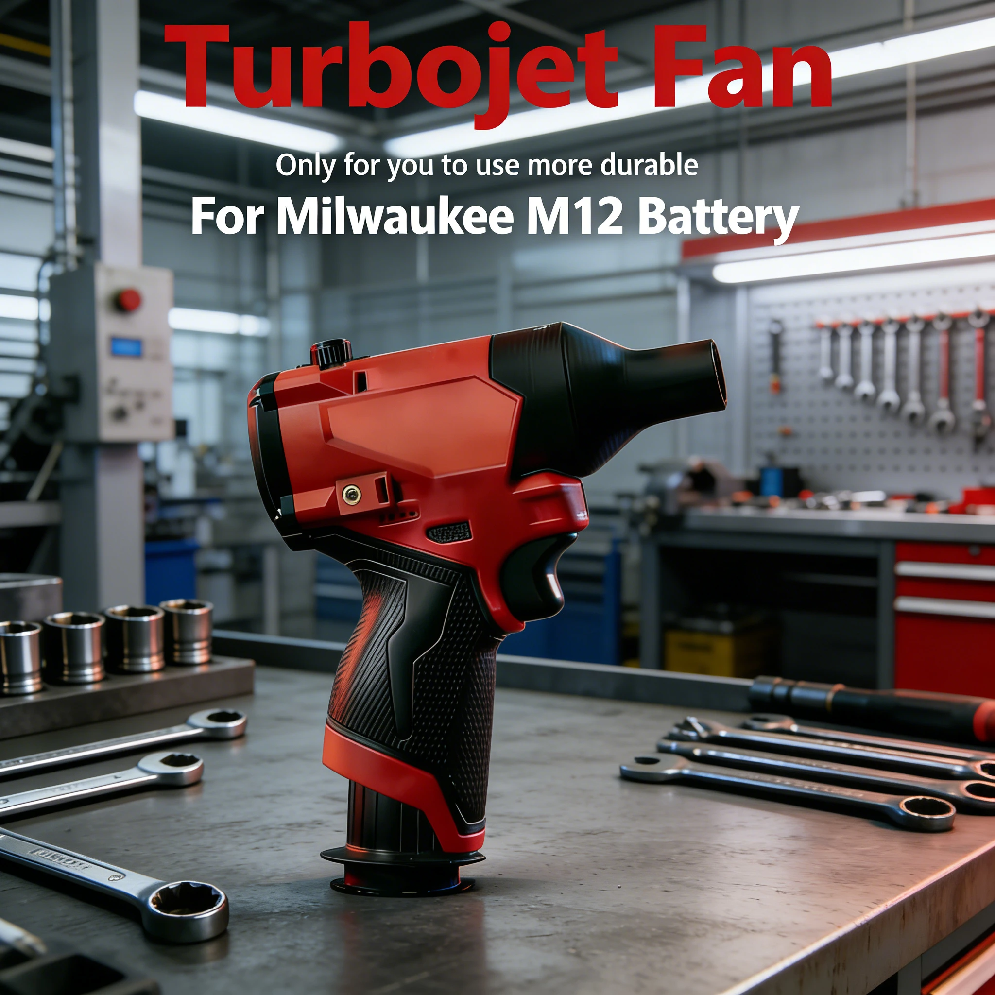 Cordless Turbo Jet Fan 160000 RPM Brushless Electric Blower | High Speed Portable Air Duster for M12 Battery Workshop & Car Clea
Cordless Turbo Jet Fan 160000 RPM Brushless Electric Blower | High Speed Portable Air Duster for M12 Battery Workshop & Car Clea