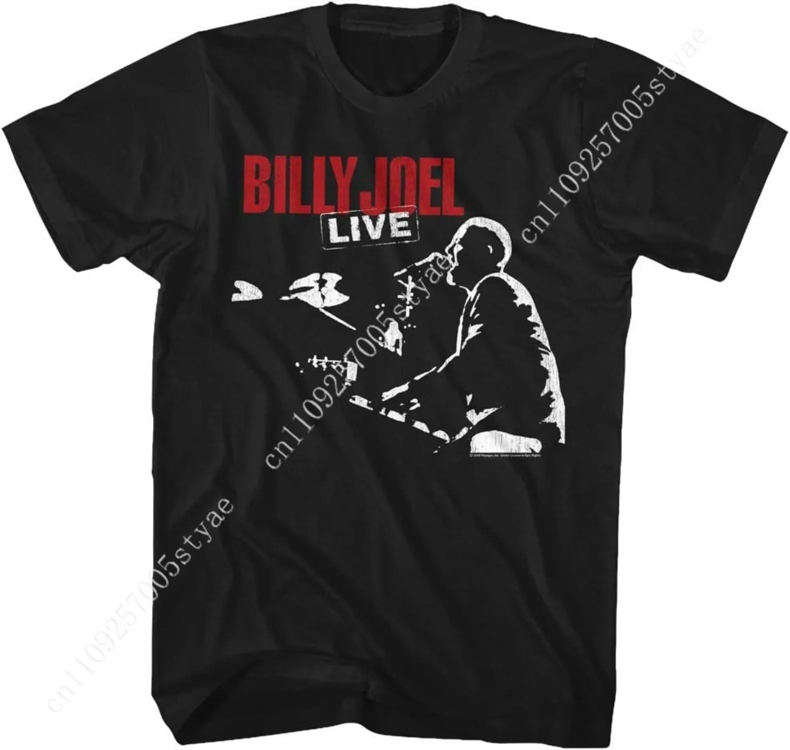 Billy Joel T Shirt for Men & Women Live in Concert Black Graphic Crew Neck, Short Sleeve Tee - Vintage Style Music Tshirts
Billy Joel T Shirt for Men & Women Live in Concert Black Graphic Crew Neck, Short Sleeve Tee - Vintage Style Music Tshirts
