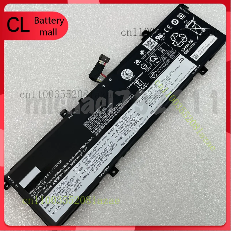Genuine L21M4PD6 Battery for Lenovo L21C4PD6 L21D4PD6 L21L4PD6 SB11E40205 Series
Genuine L21M4PD6 Battery for Lenovo L21C4PD6 L21D4PD6 L21L4PD6 SB11E40205 Series