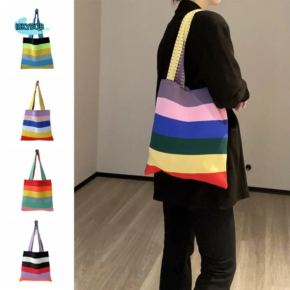 Durable Portable Single Shoulder Bag Retro Multicolor Woven Tote Bag Reusable Foldable Crossbody Handbag Shopping
Durable Portable Single Shoulder Bag Retro Multicolor Woven Tote Bag Reusable Foldable Crossbody Handbag Shopping