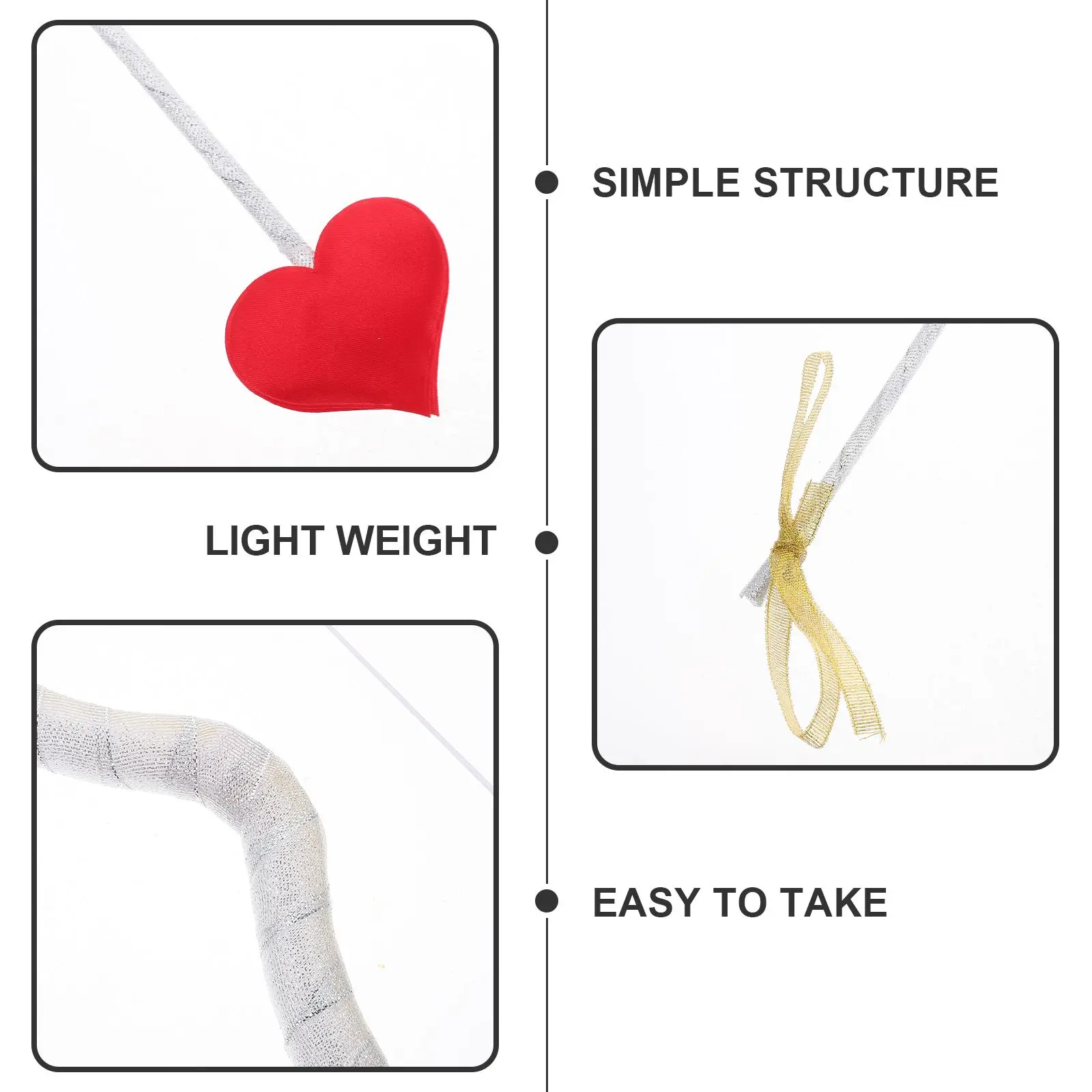 Cupid Arrow Cupid Accessories Props Pink Silver for Valentine Party Cosplay Costume Accessories Women DIY Decor Photo Prop
Cupid Arrow Cupid Accessories Props Pink Silver for Valentine Party Cosplay Costume Accessories Women DIY Decor Photo Prop