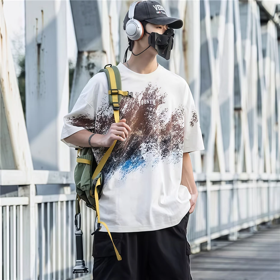 Tactical Mens Graffiti Tees Tops Streetwear Hip Hop Short Sleeve T-Shirts Oversized Harajuku Vintage Print Casual TShirt Unisex
Tactical Mens Graffiti Tees Tops Streetwear Hip Hop Short Sleeve T-Shirts Oversized Harajuku Vintage Print Casual TShirt Unisex