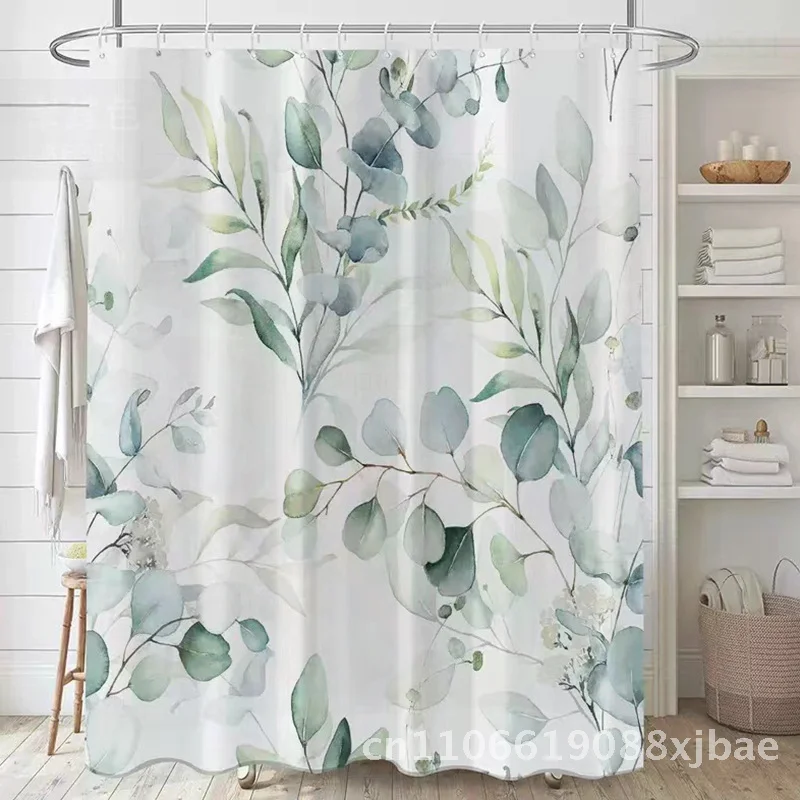 Watercolor Shower Curtain Digital Print Polyester Waterproof Mildew-Proof with Pure Copper Buttonhole Light Luxury Flower &
Watercolor Shower Curtain Digital Print Polyester Waterproof Mildew-Proof with Pure Copper Buttonhole Light Luxury Flower &