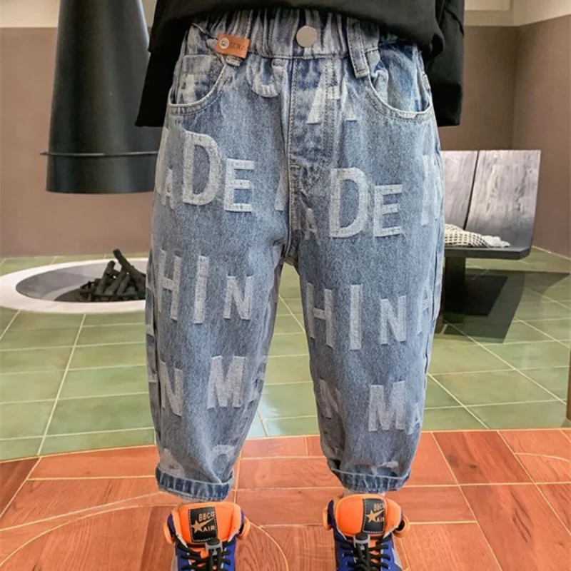 Boys Jean Pants Long Trousers Denim 2024 Letters Spring Autumn Baby's Kids School Toddler Christmas Gift Children's Clothing
Boys Jean Pants Long Trousers Denim 2024 Letters Spring Autumn Baby's Kids School Toddler Christmas Gift Children's Clothing