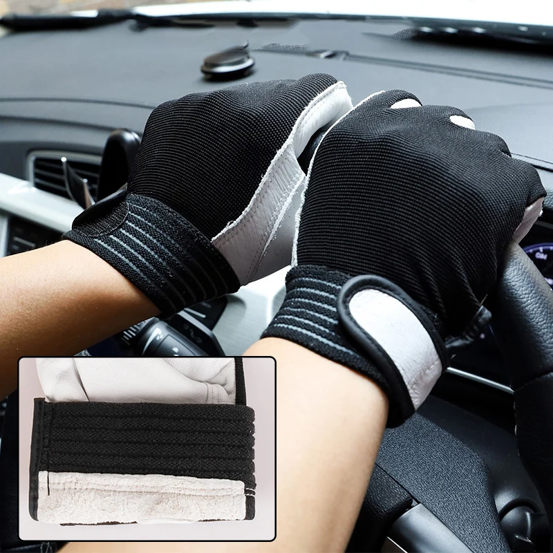 1Pair Mitten Work Safety Gloves Sheepskin Leather Wear-resistant Work Safety Protection Gloves Thickened Protective Gloves
1Pair Mitten Work Safety Gloves Sheepskin Leather Wear-resistant Work Safety Protection Gloves Thickened Protective Gloves