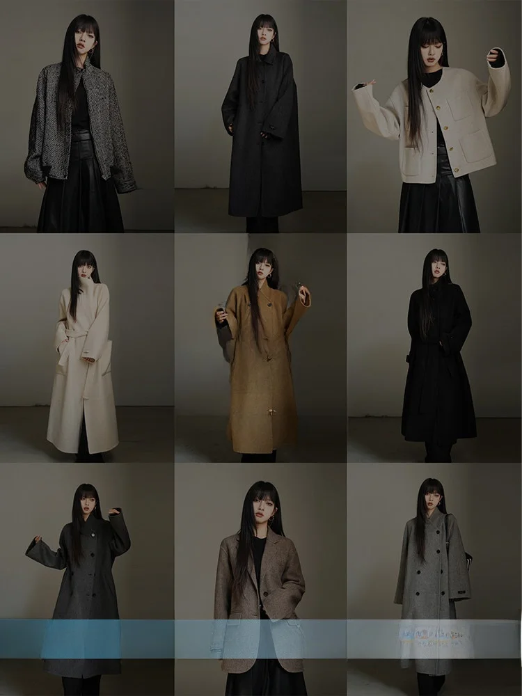 Double-Sided Woolen Coat Collection Korean Style Loose Fit Long Sleeve Warmth Guaranteed No Quality Issues No Returns after Sale
Double-Sided Woolen Coat Collection Korean Style Loose Fit Long Sleeve Warmth Guaranteed No Quality Issues No Returns after Sale