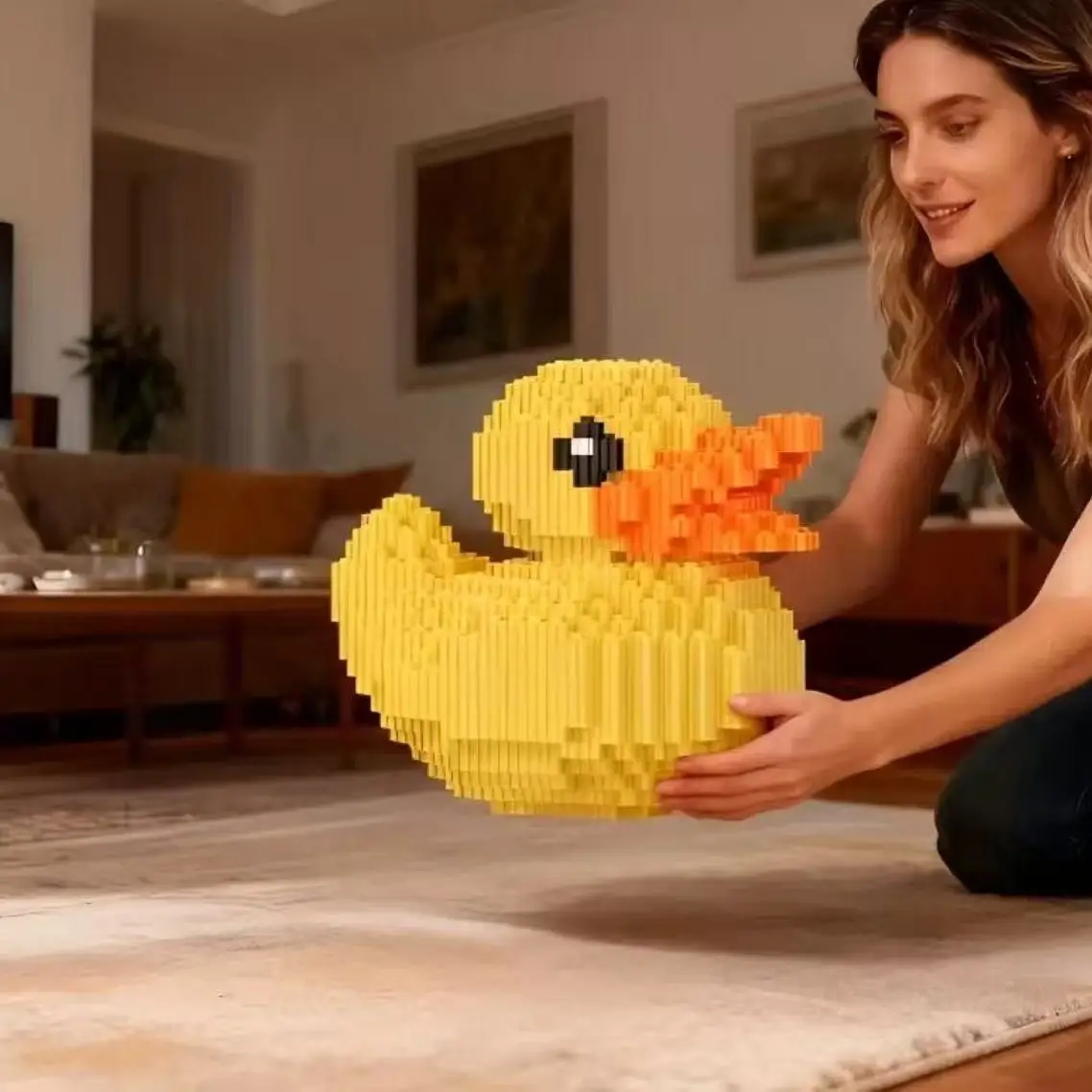 3D Cute Duck Cartoon Character Small Particle Micro Diamond Building Blocks Home Decor Toys for Children's Puzzle Birthday Gifts
3D Cute Duck Cartoon Character Small Particle Micro Diamond Building Blocks Home Decor Toys for Children's Puzzle Birthday Gifts