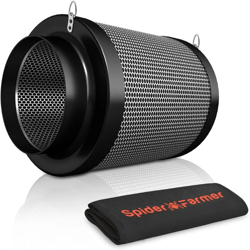 Spider Farmer 6 Inch Activated Air Carbon Filrer Smelliness Control with Australia Virgin Charcoal for Grow Tent Duct Fan
Spider Farmer 6 Inch Activated Air Carbon Filrer Smelliness Control with Australia Virgin Charcoal for Grow Tent Duct Fan
