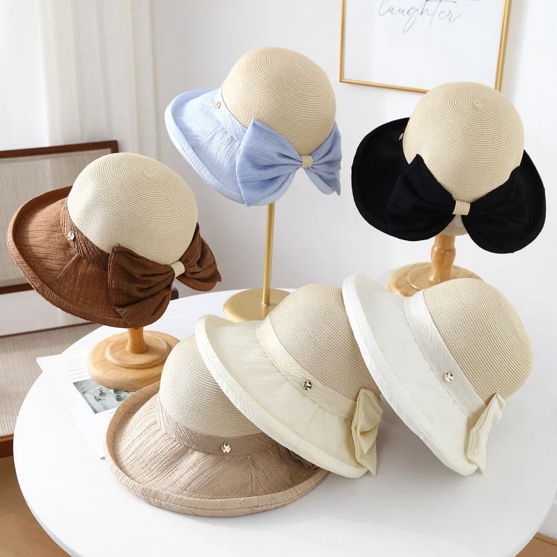 Patchwork Fisherman Hats Women with Bow, Summer Travel Foldable Hat Beach Accessories Sunhat
Patchwork Fisherman Hats Women with Bow, Summer Travel Foldable Hat Beach Accessories Sunhat