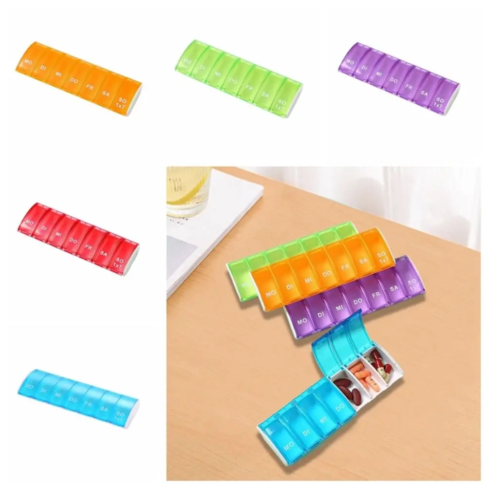 Plastic 7 days Pill Organizer Convenient BPA Free Pill Organizer Box 3 Times a Day Reusable Medicine Organizer Household
Plastic 7 days Pill Organizer Convenient BPA Free Pill Organizer Box 3 Times a Day Reusable Medicine Organizer Household