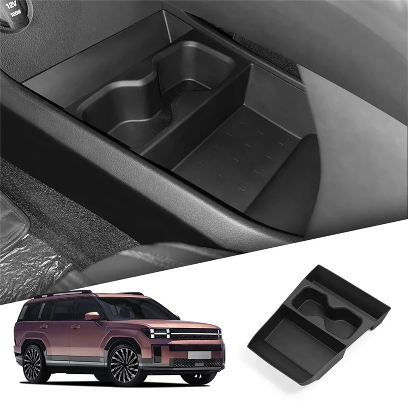 Trending Car Central Lower Layer Storage Box Cup Holder For Hyundai Santa Fe 2024 2025 Organizer Tray Accessories Tidying 
Trending Car Central Lower Layer Storage Box Cup Holder For Hyundai Santa Fe 2024 2025 Organizer Tray Accessories Tidying