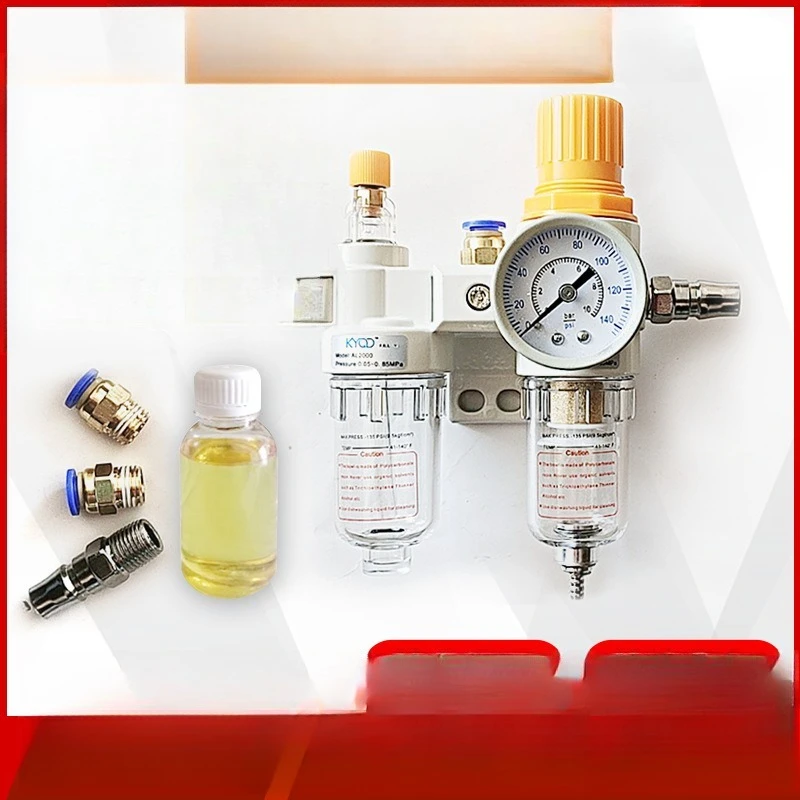 Disassemble and assemble tire scraper accessories, oil mist, pressure regulating and reducing valve, oil-water separator, moistu
Disassemble and assemble tire scraper accessories, oil mist, pressure regulating and reducing valve, oil-water separator, moistu