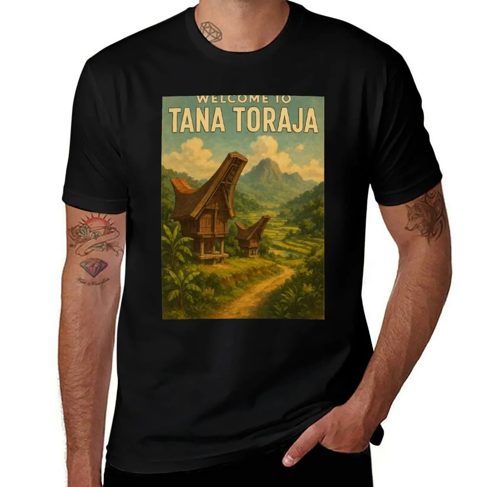 Tana Toraja Rice Valley and Tongkonan Houses T-Shirt blanks plus sizes graphics luxury t-shirt T-shirts for men cotton
Tana Toraja Rice Valley and Tongkonan Houses T-Shirt blanks plus sizes graphics luxury t-shirt T-shirts for men cotton