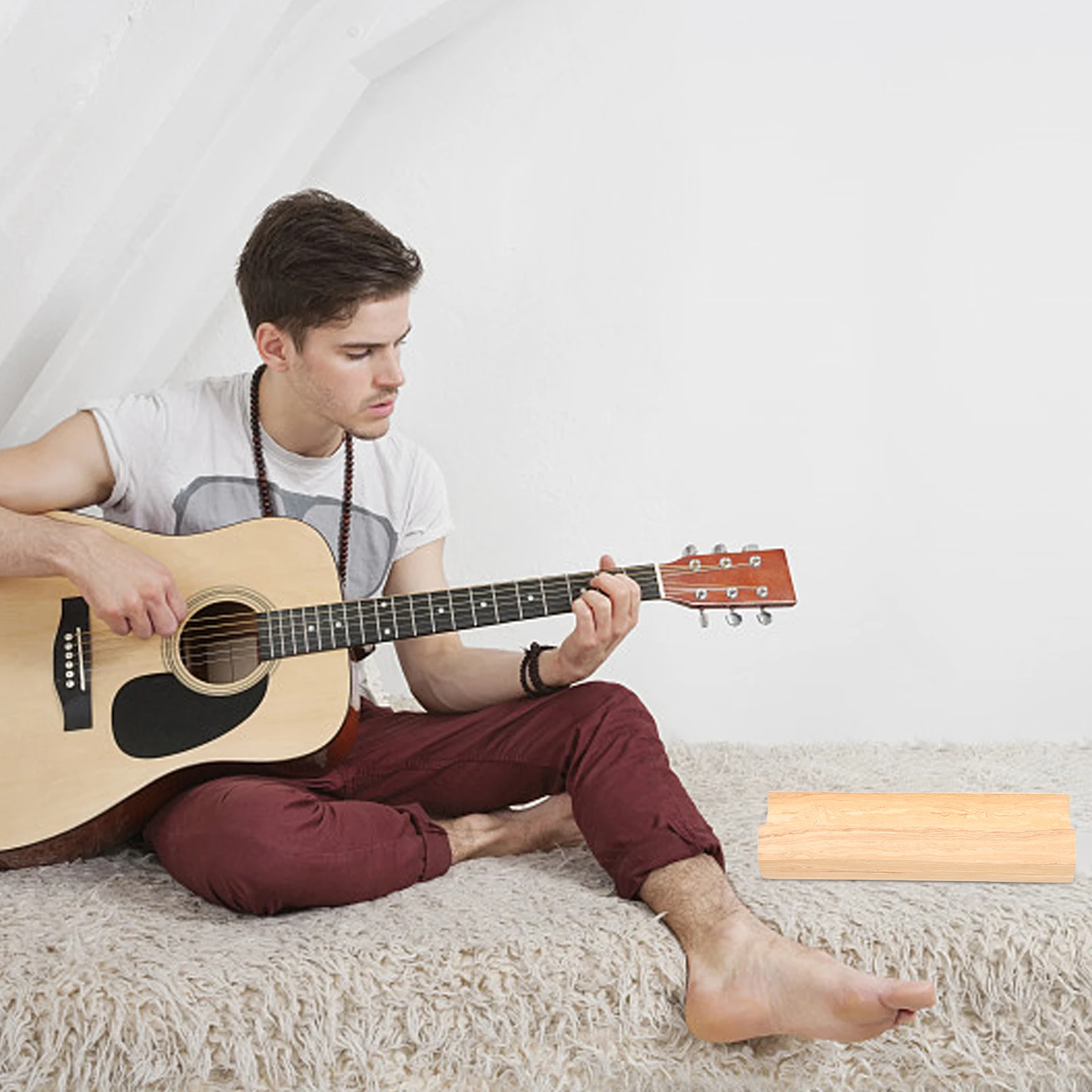 Premium EVA Guitar Nut Neck Rest Support Pillow Compact Easy Storage Strings Replacement for Acoustic
Premium EVA Guitar Nut Neck Rest Support Pillow Compact Easy Storage Strings Replacement for Acoustic