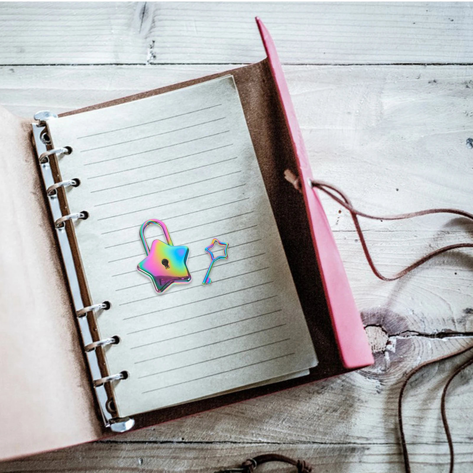 1pc Star Shaped Small Metal Lock for Star Shape Padlock Notebook Diary Jewelry Box Handbag DIY Accessories Color
1pc Star Shaped Small Metal Lock for Star Shape Padlock Notebook Diary Jewelry Box Handbag DIY Accessories Color