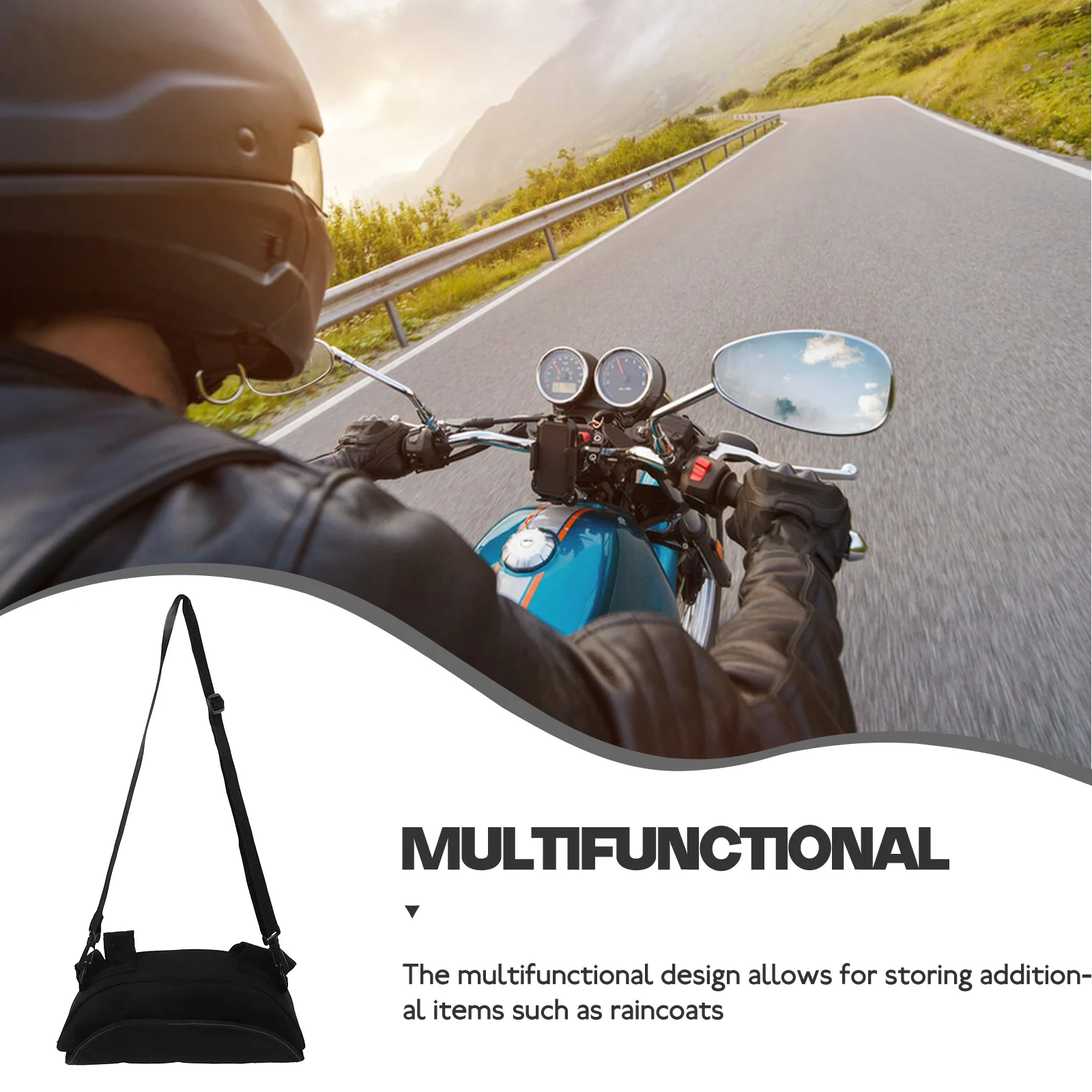 Universal Fit Motorcycle Handlebar Phone Navigation Storage Bag Waterproof Coated Durable Large Capacity for Motorbike
Universal Fit Motorcycle Handlebar Phone Navigation Storage Bag Waterproof Coated Durable Large Capacity for Motorbike