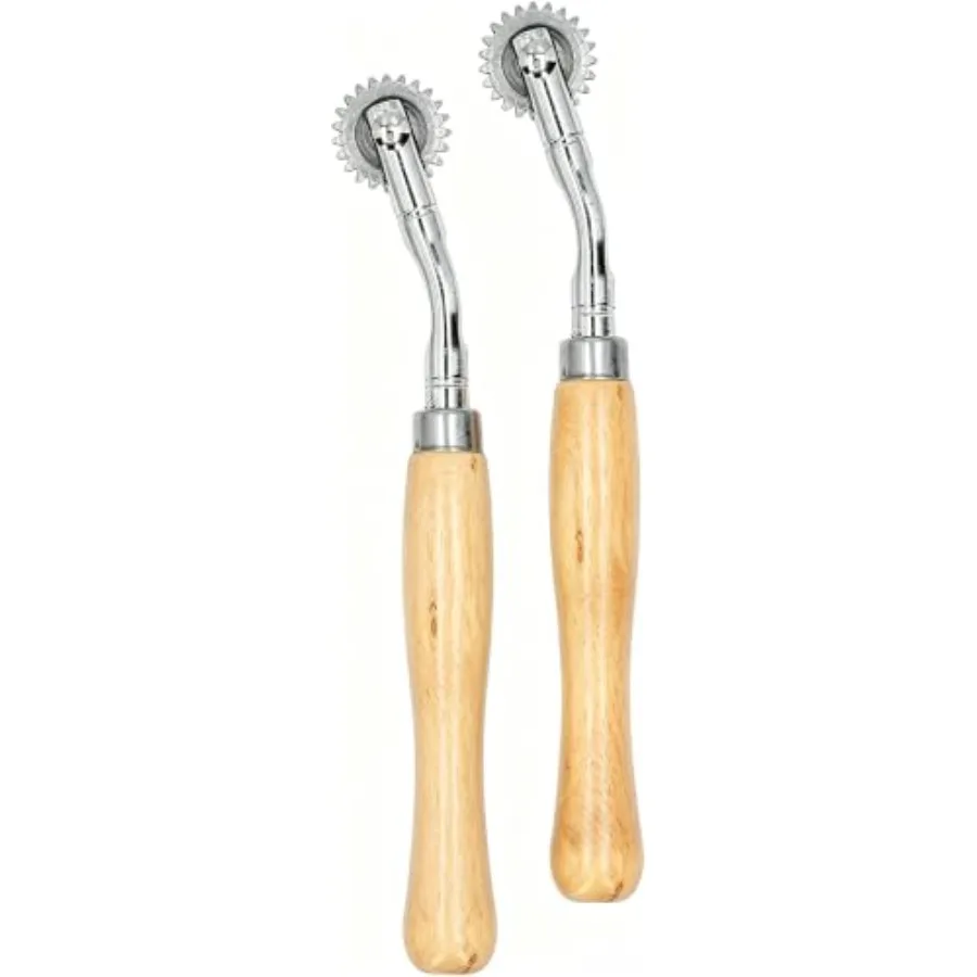 2PCS Tracing Wheel, Perforator and Pounce Wheel, Durable Stainless Steel Multi-Functional, Smooth Rolling Design, for Art, Wood
2PCS Tracing Wheel, Perforator and Pounce Wheel, Durable Stainless Steel Multi-Functional, Smooth Rolling Design, for Art, Wood