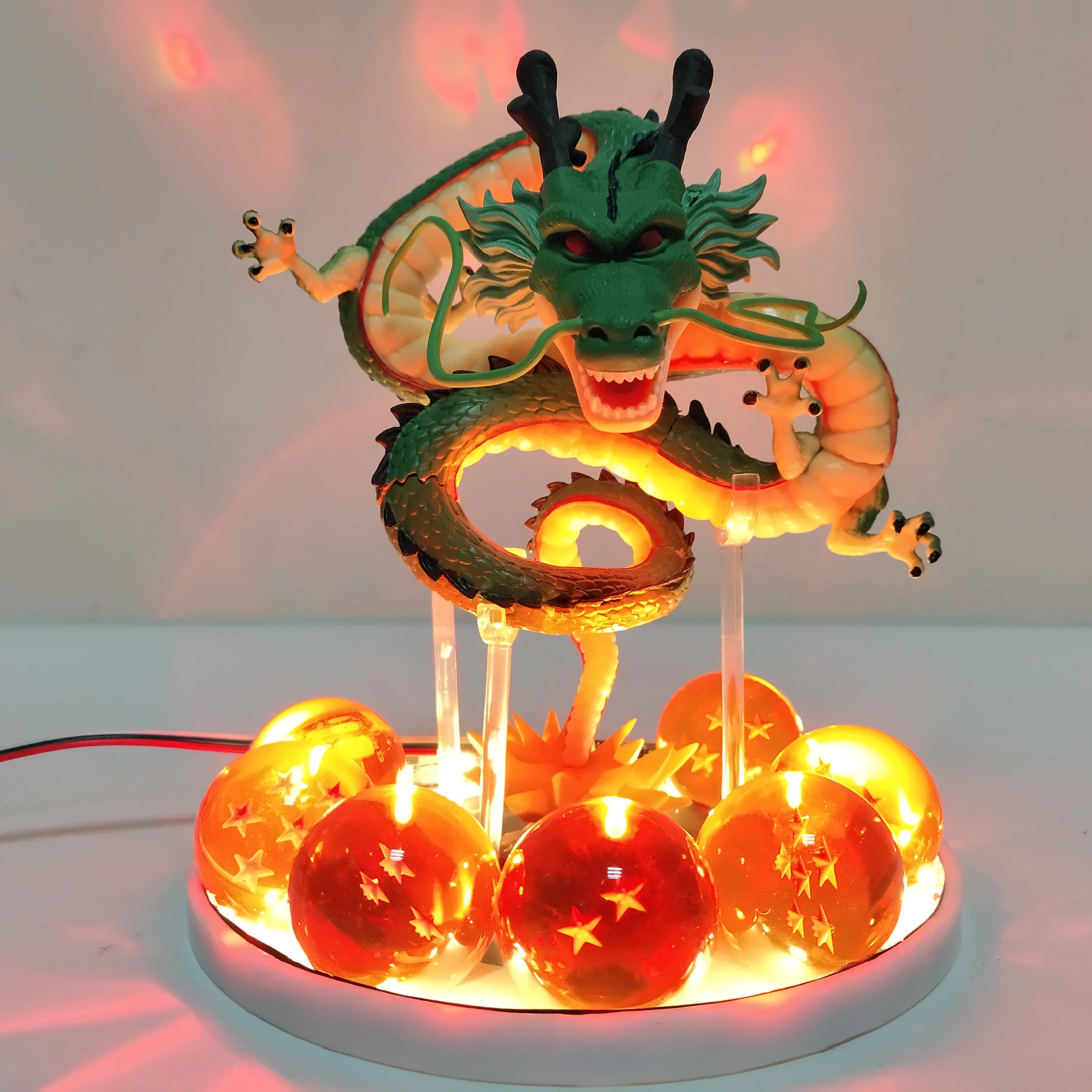 Dragon Ball Anime Shenron with 7 Dragon Ball Led Lamp Bulb Action Figures Model Figurine Figure & Base & Lamp DIY Decoration
Dragon Ball Anime Shenron with 7 Dragon Ball Led Lamp Bulb Action Figures Model Figurine Figure & Base & Lamp DIY Decoration