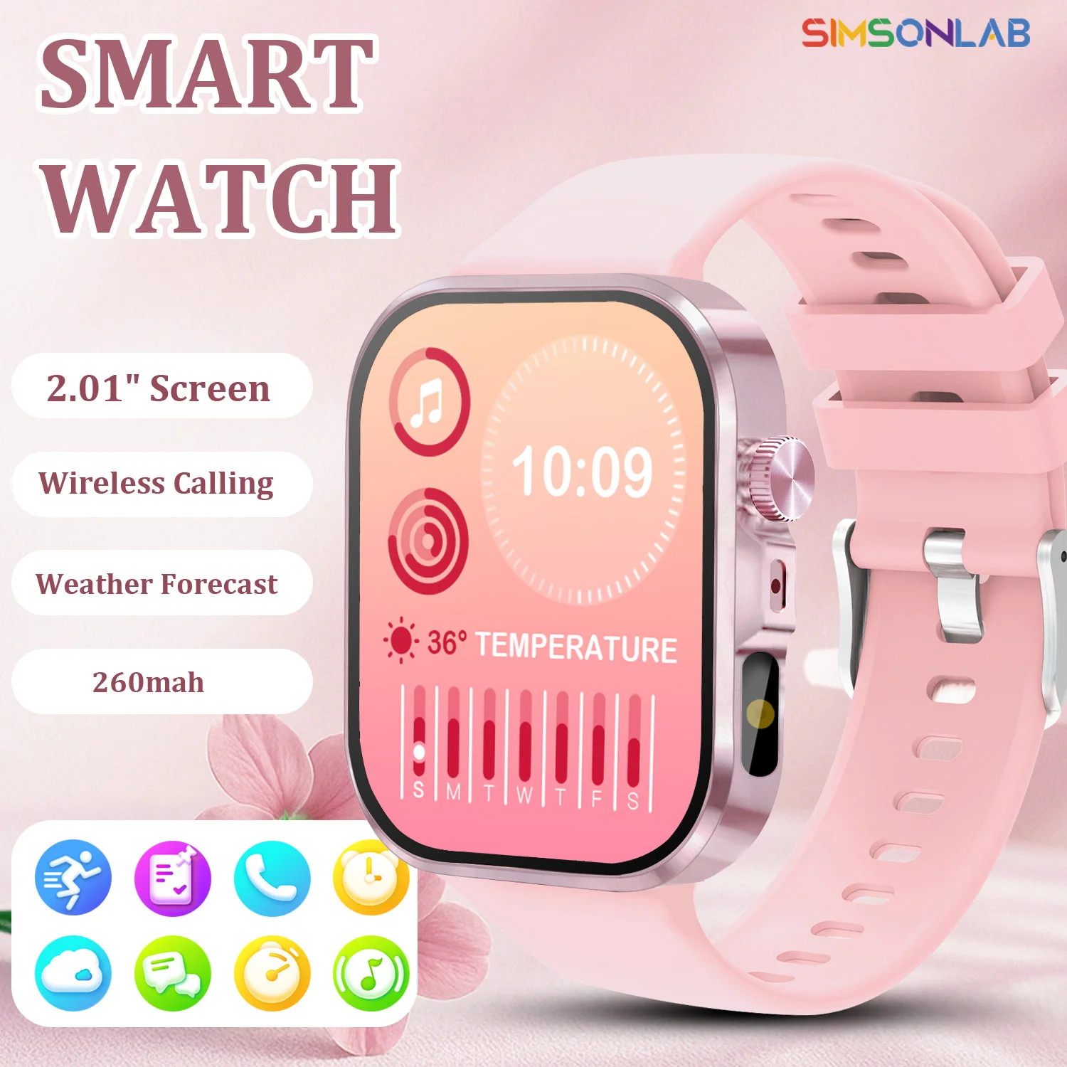 2026 New Hot Smartwatch 2.01 Screen Voice Assistant Bluetooth Call Phone Answer Sport Fitness Tracker Men Women for Android/IOS
2026 New Hot Smartwatch 2.01 Screen Voice Assistant Bluetooth Call Phone Answer Sport Fitness Tracker Men Women for Android/IOS