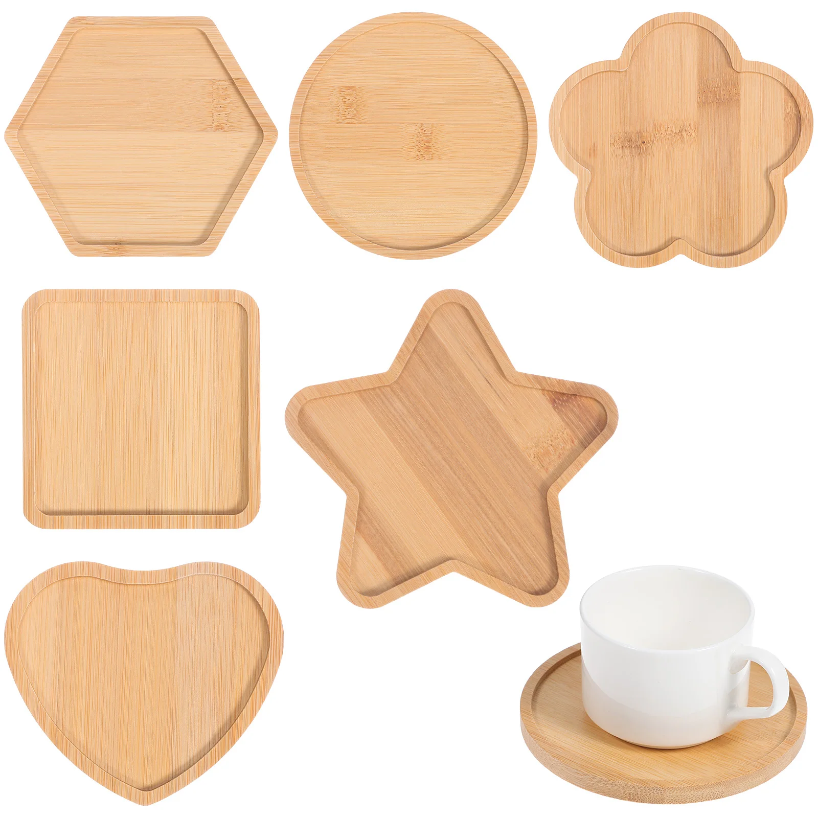 6 pcs Bamboo Tray Set Round Coasters Various Shapes DIY Crafts Drink Coaster Blank Base Trays Mosaic Supplies Sturdy Safe
6 pcs Bamboo Tray Set Round Coasters Various Shapes DIY Crafts Drink Coaster Blank Base Trays Mosaic Supplies Sturdy Safe