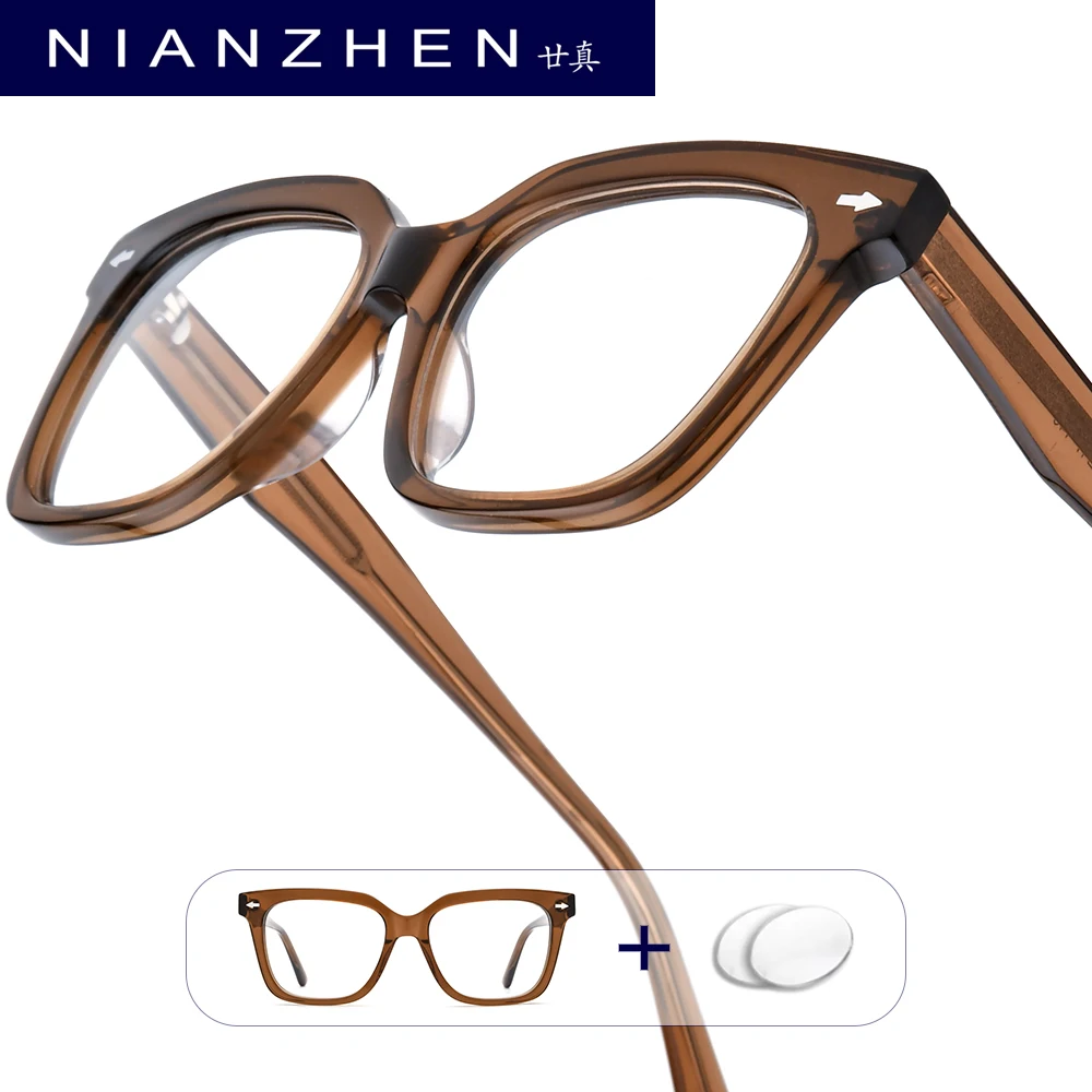 Очки NIANZHEN с прогрессивными линзами для мужчин, фотохромные, для коррекции близорукости, квадратные, с оправой из ацетата, модель 88028
Очки NIANZHEN с прогрессивными линзами для мужчин, фотохромные, для коррекции близорукости, квадратные, с оправой из ацетата, модель 88028