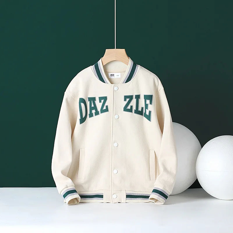 Kids Baseball Jacket Boys Autumn Letter Stand Collar Jacket Coat Children Windbreaker Outerwear Streetwear Hip Pop Tracksuit
Kids Baseball Jacket Boys Autumn Letter Stand Collar Jacket Coat Children Windbreaker Outerwear Streetwear Hip Pop Tracksuit