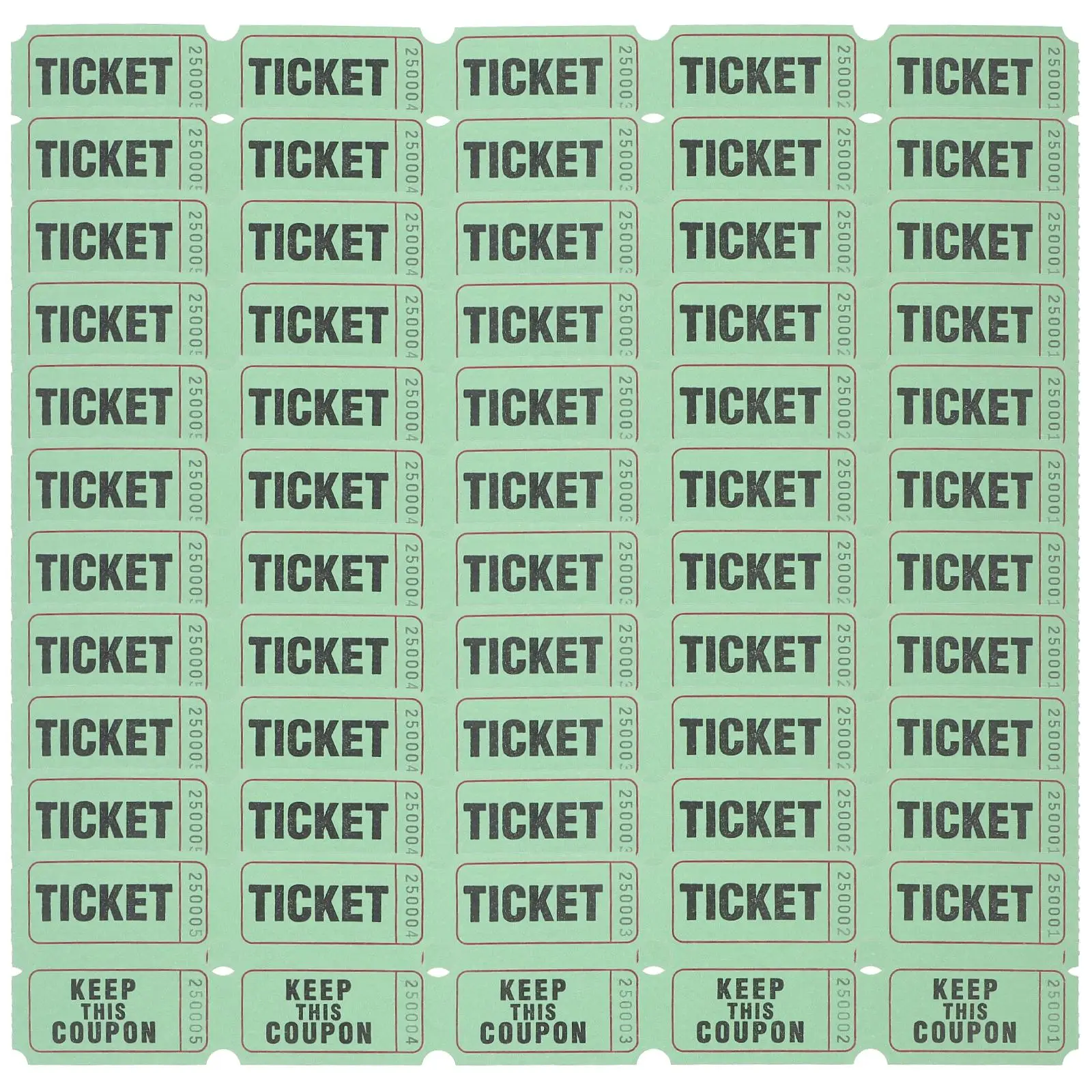 100 Pcs Raffle Tickets Bulk Game Festival Event Party Paper Tickets Labels for Classroom Casual Activities Drawings
100 Pcs Raffle Tickets Bulk Game Festival Event Party Paper Tickets Labels for Classroom Casual Activities Drawings