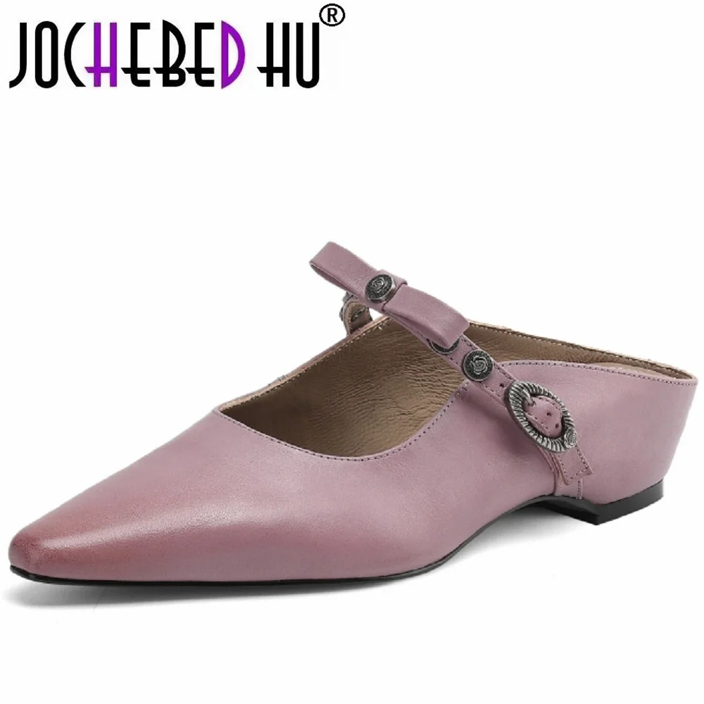 【JOCHEBED HU】Женские элегантные женские туфли без шнуровки из коровьей кожи с металлической пряжкой и милым галстуком-бабочкой, элегантные женские туфли на танкетке на среднем каблуке 34-41
【JOCHEBED HU】Женские элегантные женские туфли без шнуровки из коровьей кожи с металлической пряжкой и милым галстуком-бабочкой, элегантные женские туфли на танкетке на среднем каблуке 34-41