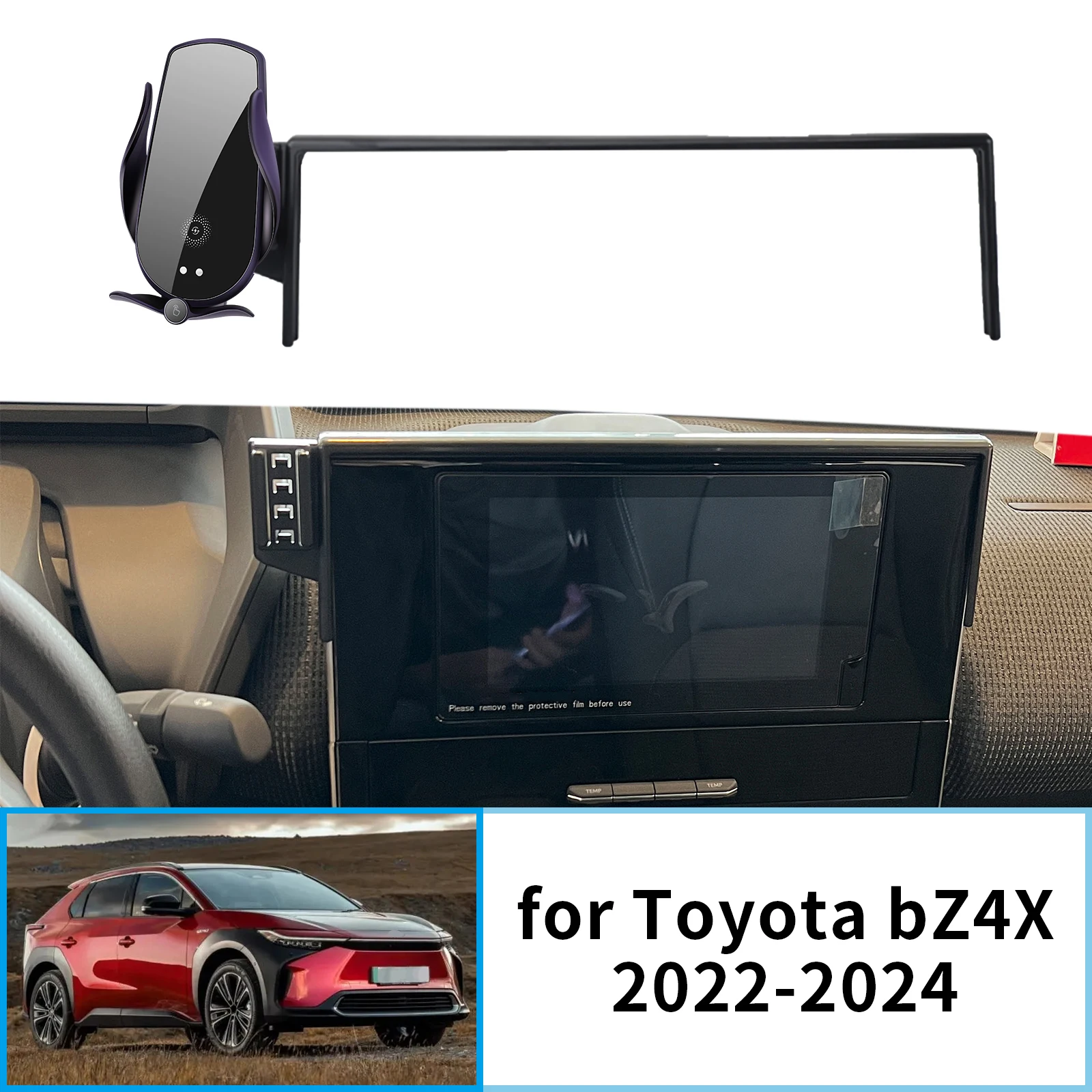 Автомобильный держатель мобильного телефона для Toyota bZ4X 2022 2023 2024, GPS-кронштейн, навигационная подставка, автоаксессуары
Автомобильный держатель мобильного телефона для Toyota bZ4X 2022 2023 2024, GPS-кронштейн, навигационная подставка, автоаксессуары