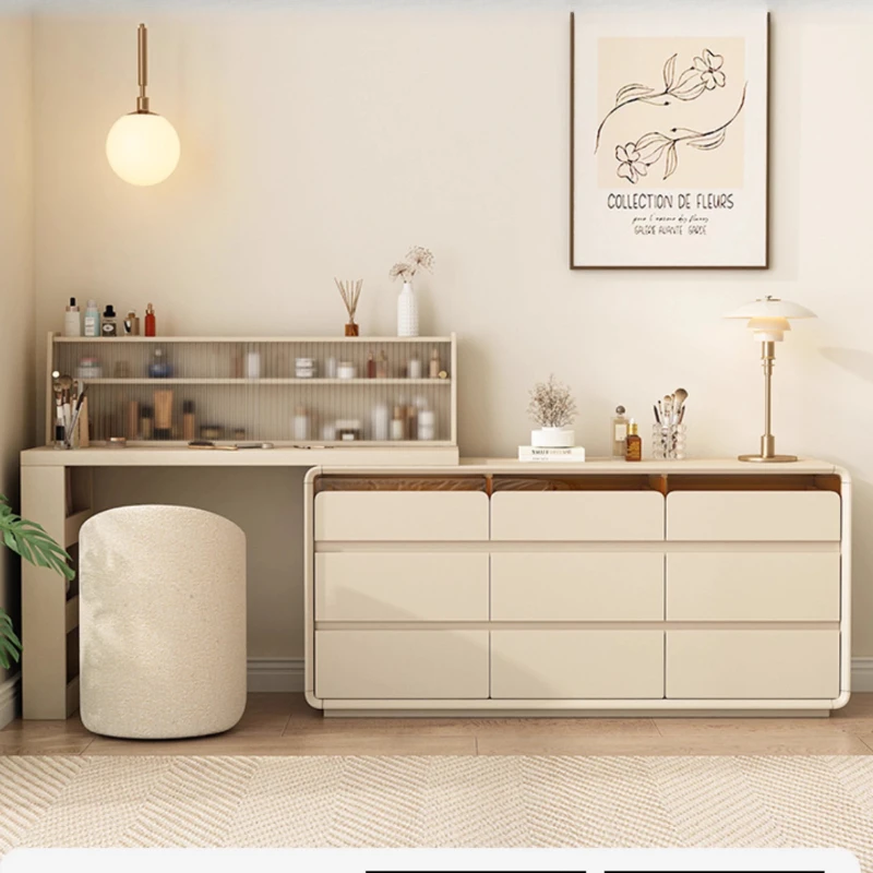 Cosmetics Bedroom Vanity Table Makeup Storage Cabinet Mobile Living Room Dressing Table Luxury Penteadeira Trendy Furniture
Cosmetics Bedroom Vanity Table Makeup Storage Cabinet Mobile Living Room Dressing Table Luxury Penteadeira Trendy Furniture