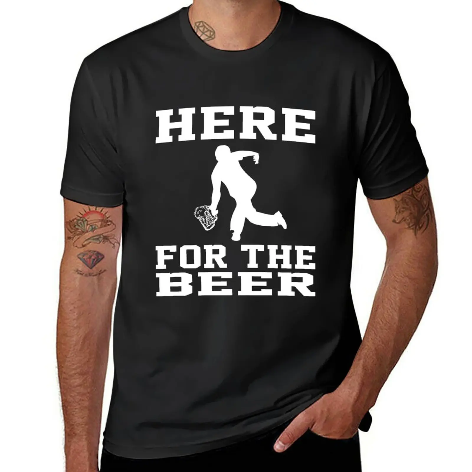 New Here For The Beer Bowling Drinking T-Shirt vintage clothes anime clothes men clothings
New Here For The Beer Bowling Drinking T-Shirt vintage clothes anime clothes men clothings