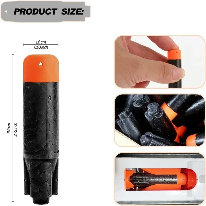 F80PCS New Black Bullets For Ultra Toy Guns Refill Pack The Ultimate In Darts Sniper Game Compatible Only Ultra Blaster
F80PCS New Black Bullets For Ultra Toy Guns Refill Pack The Ultimate In Darts Sniper Game Compatible Only Ultra Blaster