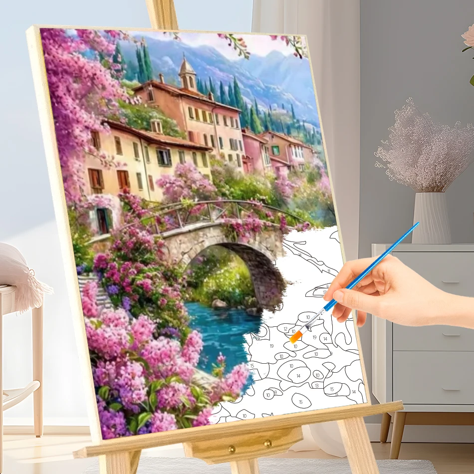 GATYZTORY Painting By Numbers For Drawing Acrylic Paints Landscape on canvas Handmade Wall Art Decorative Paintings Art Supplies
GATYZTORY Painting By Numbers For Drawing Acrylic Paints Landscape on canvas Handmade Wall Art Decorative Paintings Art Supplies