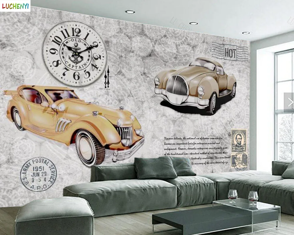 Papel de paredel sports Ink and wash European style nostalgic retro car classic wallpaper bedroom living room home decoration
Papel de paredel sports Ink and wash European style nostalgic retro car classic wallpaper bedroom living room home decoration